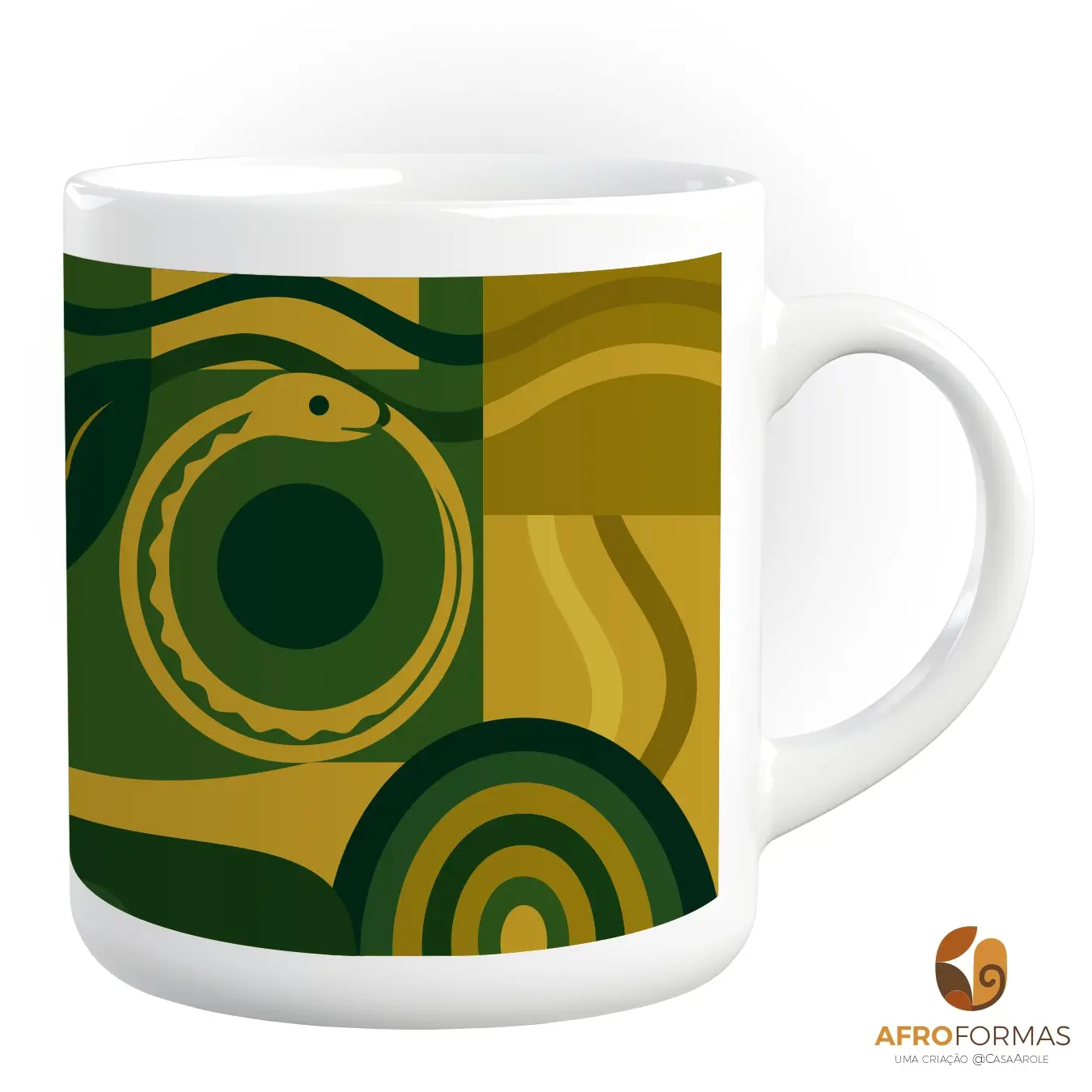 OXUMARÊ Caneca de porcelana