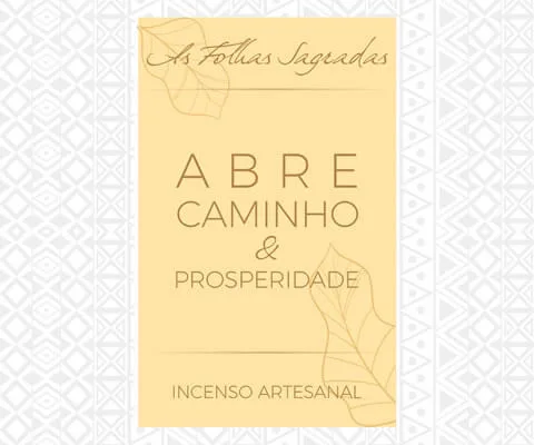 Incenso Abre Caminhos e Prosperidade
